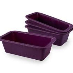 Epicure Mini Loaf Pans SIlicone Set of 4, New